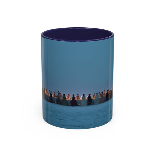 Christmas Dinner Mug (EU) - Holiday Mug, Elegant Classical Music Mug, Community Mug, Celebration Mug, Holiday Traditions Mug