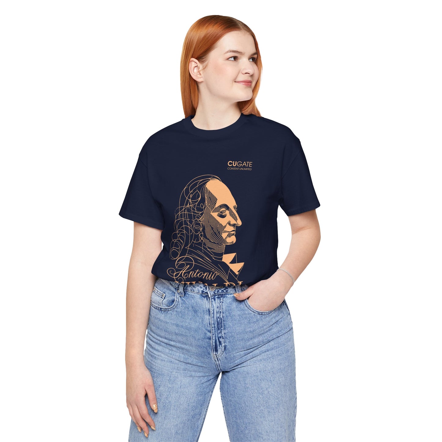 Vivaldi T-Shirt (Dark): Classical Composer T-Shirt, Classical Music Shirt, Antonio Vivaldi Tribute Tee