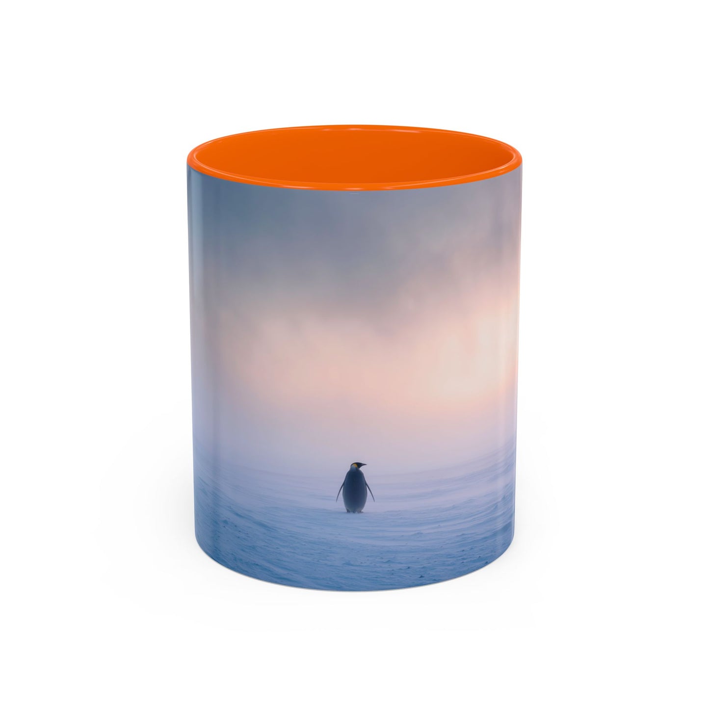 Music for the Lonely Mug (USA) - Calm Classical Music Mug, Pinguin Mug, Winter Mug, Snow Mug, Mozart Inspired Mug, Bach Inspired Mug
