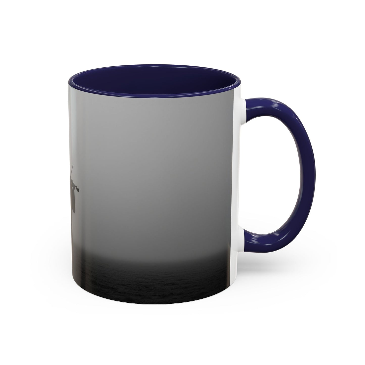 Dark Violin Mug (EU) - Dramatic Art Mug, Violin Mug, Haunting Art Mug, Dark Classical Music Mug