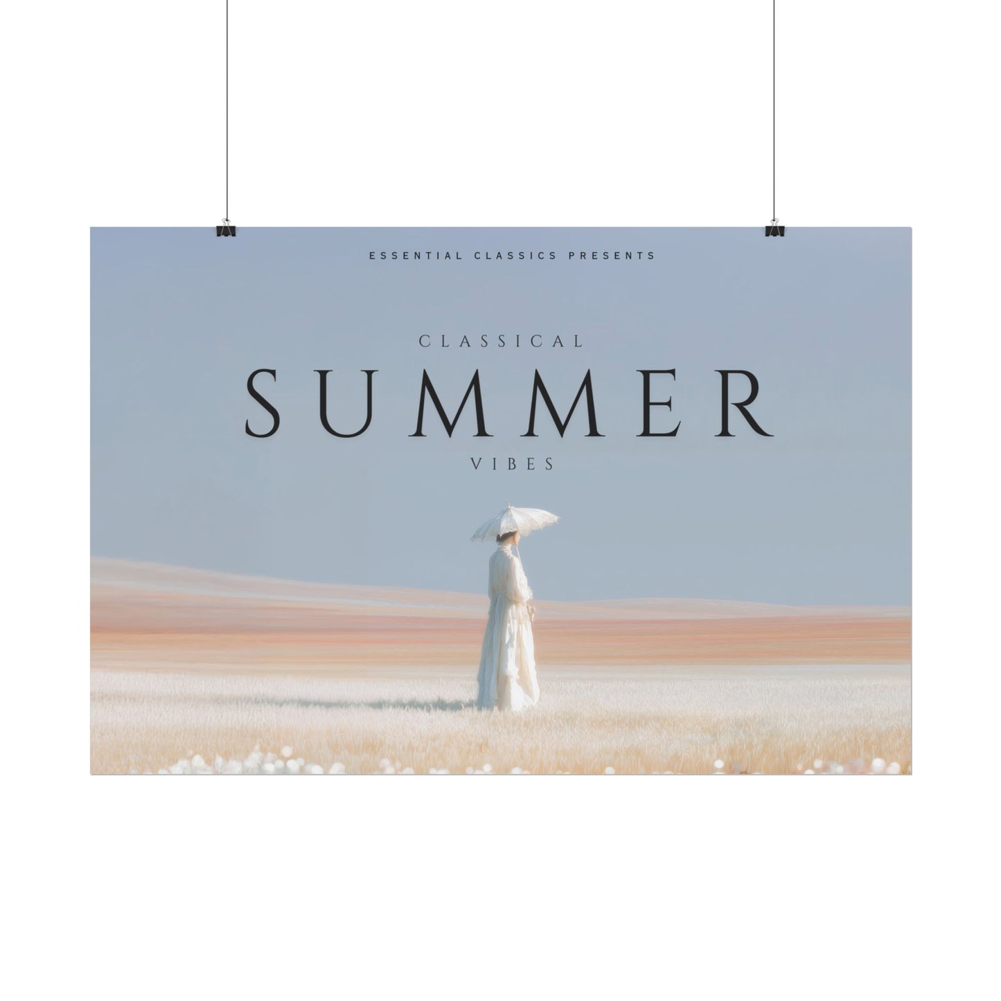 Classical Summer Vibes - Daydream Print, Summer Poster, Summer Lover Print, Mozart Inspired Poster, Vivaldi Inspired Print, Ravel Inspired Poster