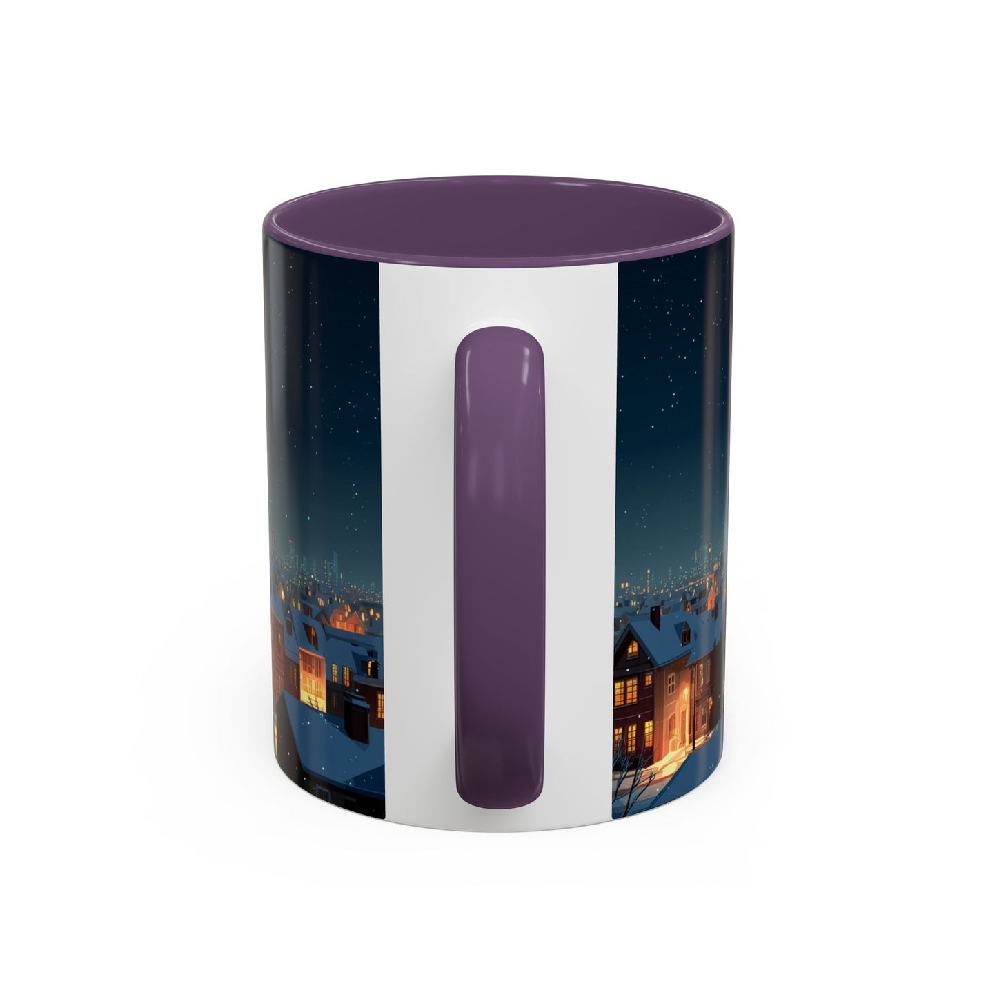 Happy New Year Mug (EU) - Classical Music Celebration Mug, Night Sky Mug, Starry Night Mug, New Year's Resolution Mug