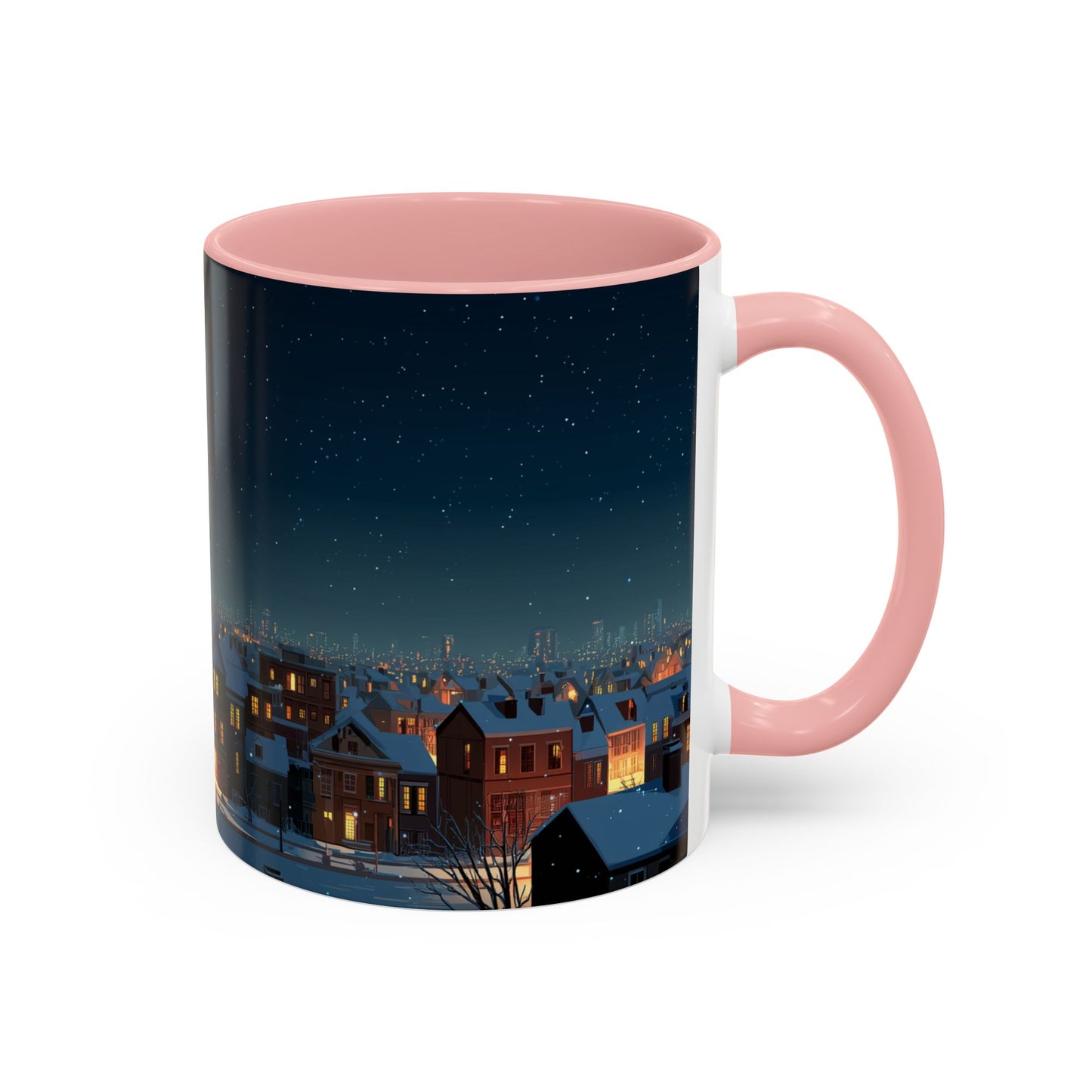 Happy New Year Mug (EU) - Classical Music Celebration Mug, Night Sky Mug, Starry Night Mug, New Year's Resolution Mug