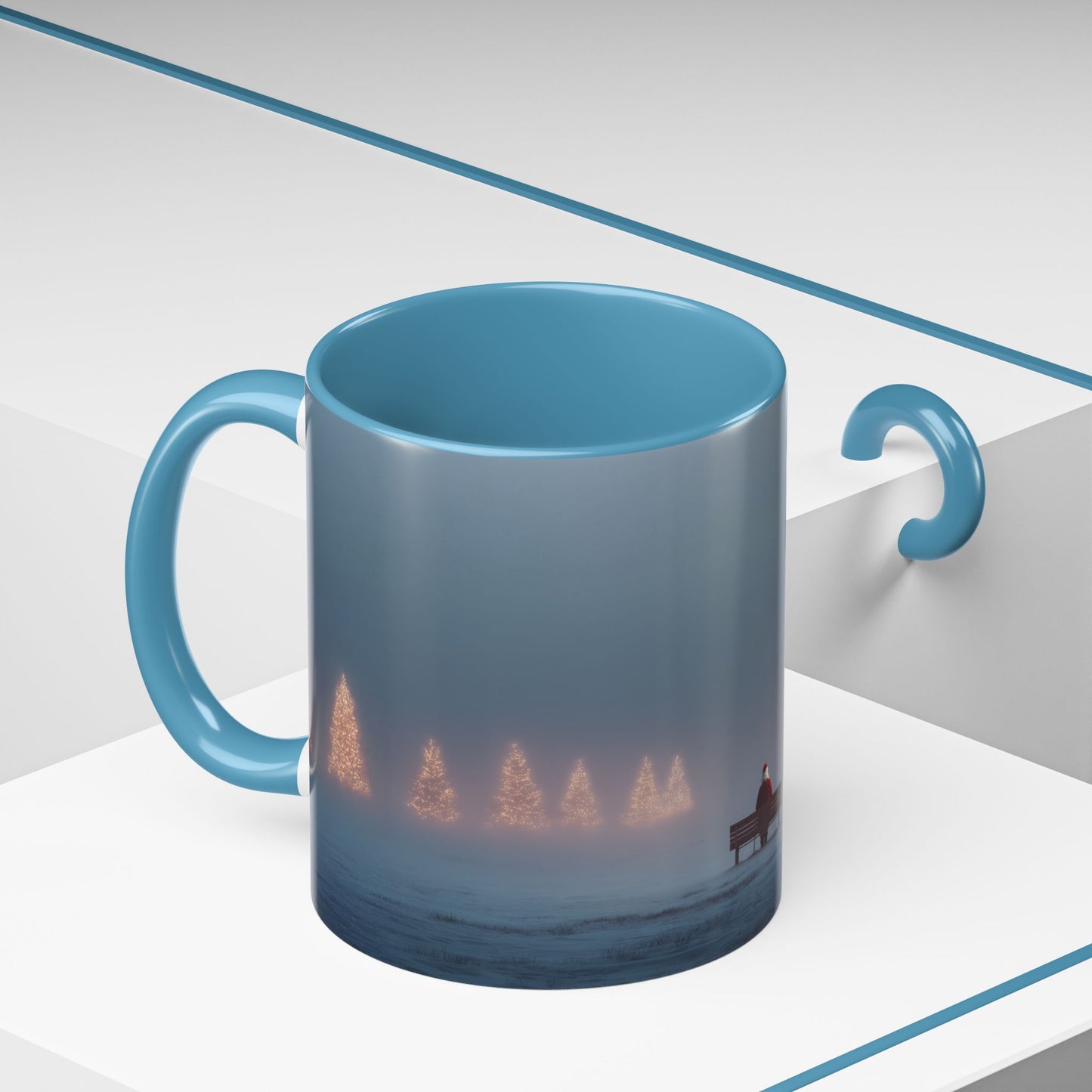 A Peaceful Christmas Mug (EU) - Landscape Mug, Winter Mug, Holiday Mug, Christmas Mug, Classical Music Mug