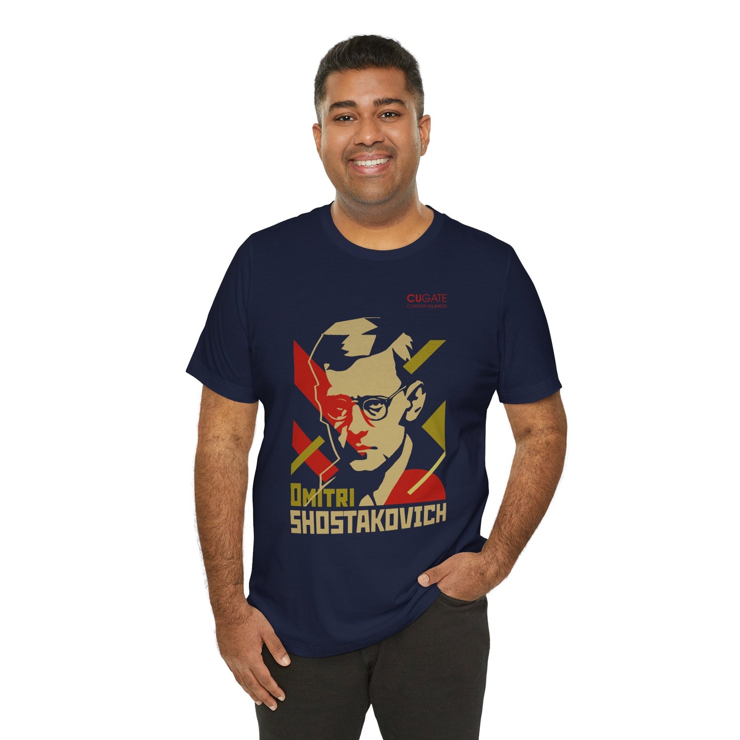 Shostakovich T-Shirt (Dark): Classical Composer T-Shirt, Classical Music Shirt, Dmitri Shostakovich Tribute Tee