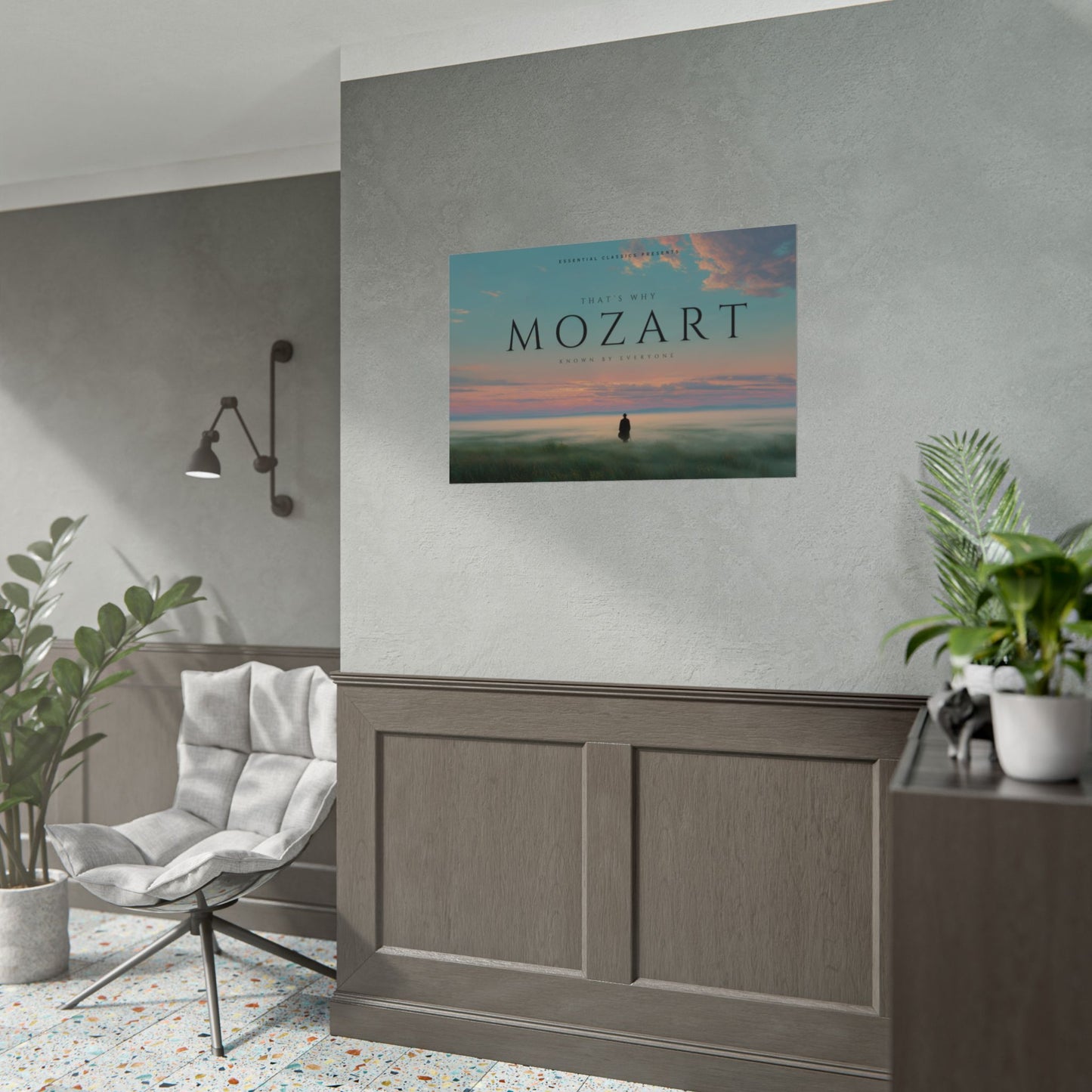 Everyone Knows Mozart - Mozart Print, Inspired by Mozart Poster, Classical Music Print, Celebrate Mozart Poster