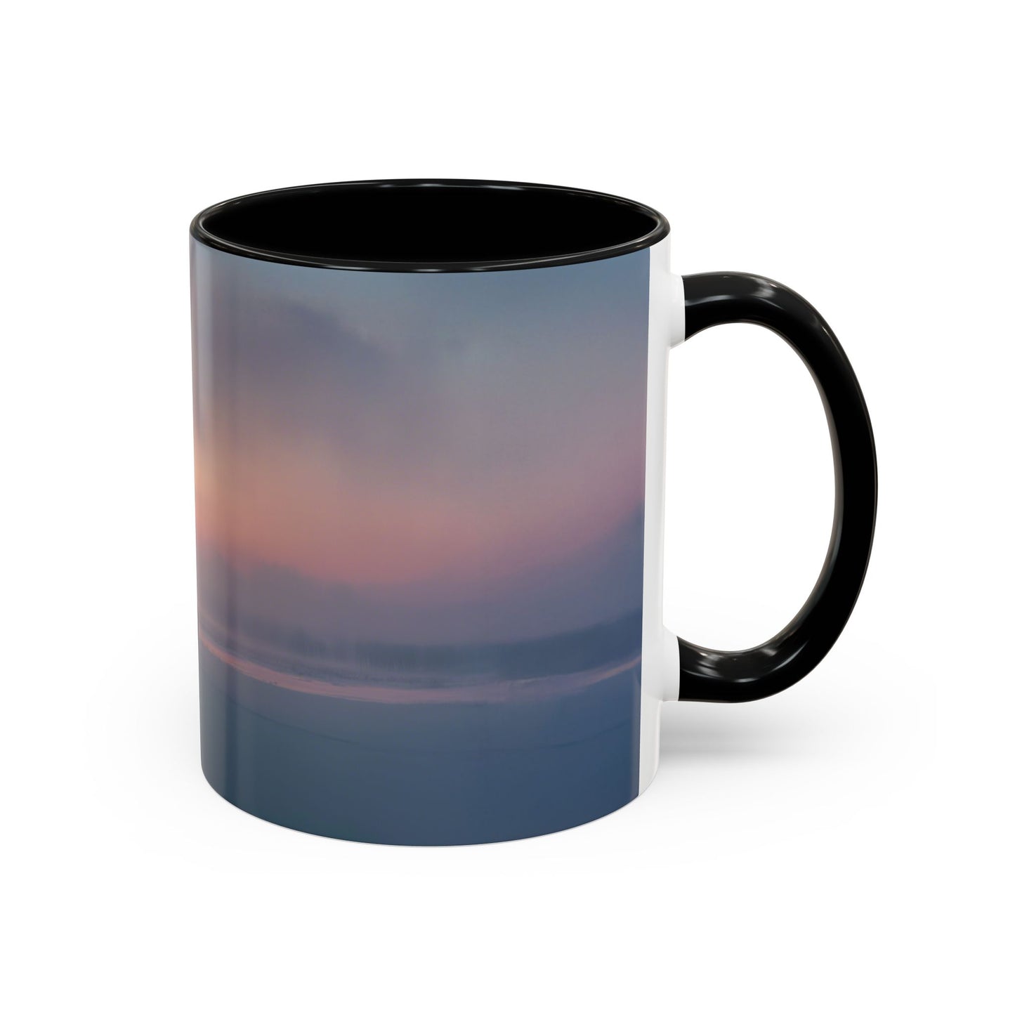 Classical December Mug (USA) - Winter Mug, Winter Sunrise Mug, Peaceful Landscape Mug, Holiday Decor Mug