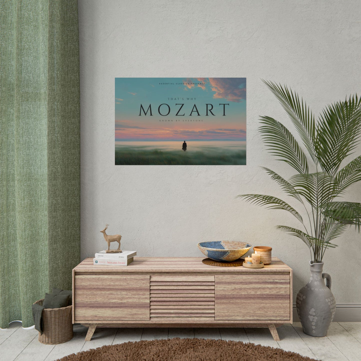 Everyone Knows Mozart - Mozart Print, Inspired by Mozart Poster, Classical Music Print, Celebrate Mozart Poster