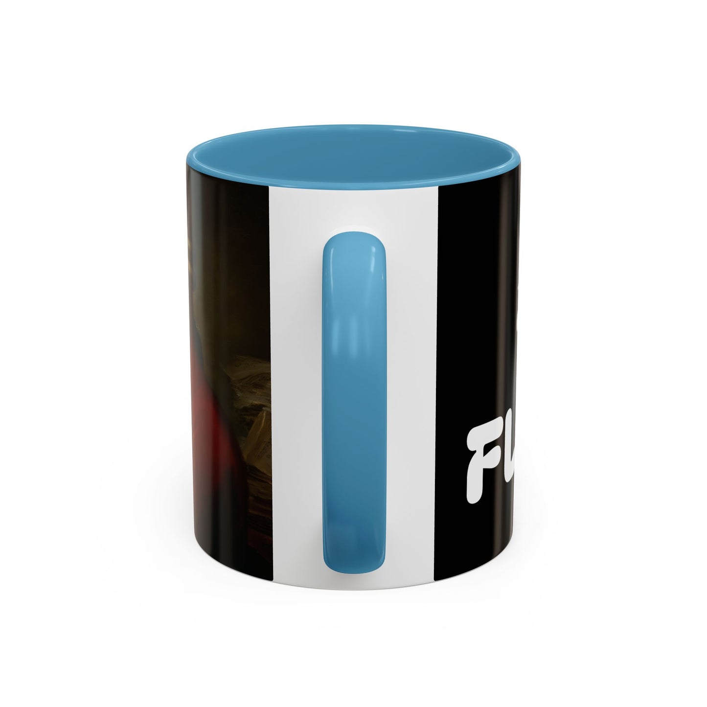 Two Flutes Mug in Black (USA) - Mozart Flute Quote Mug, Mozart Mug, Classical Music Mug, Funny Mozart Quote