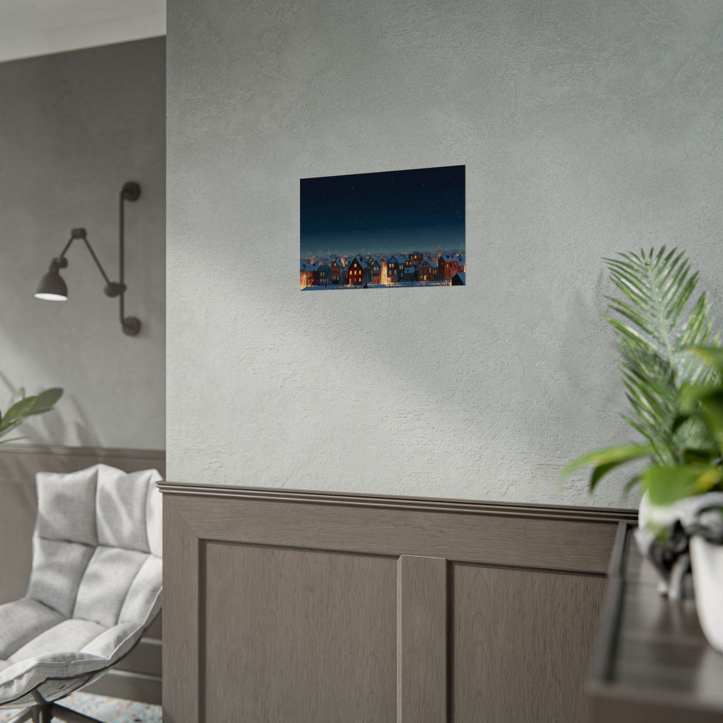 Without Words: Happy New Year - Classical Music Celebration Poster, Night Sky Print, Starry Night Poster, New Year's Resolution Poster