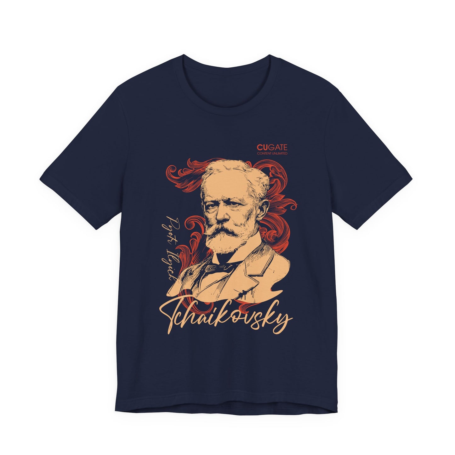 Tchaikovsky T-Shirt (Dark): Classical Composer T-Shirt, Classical Music Shirt, Pyotr Ilyich Tchaikovsky Tribute Tee