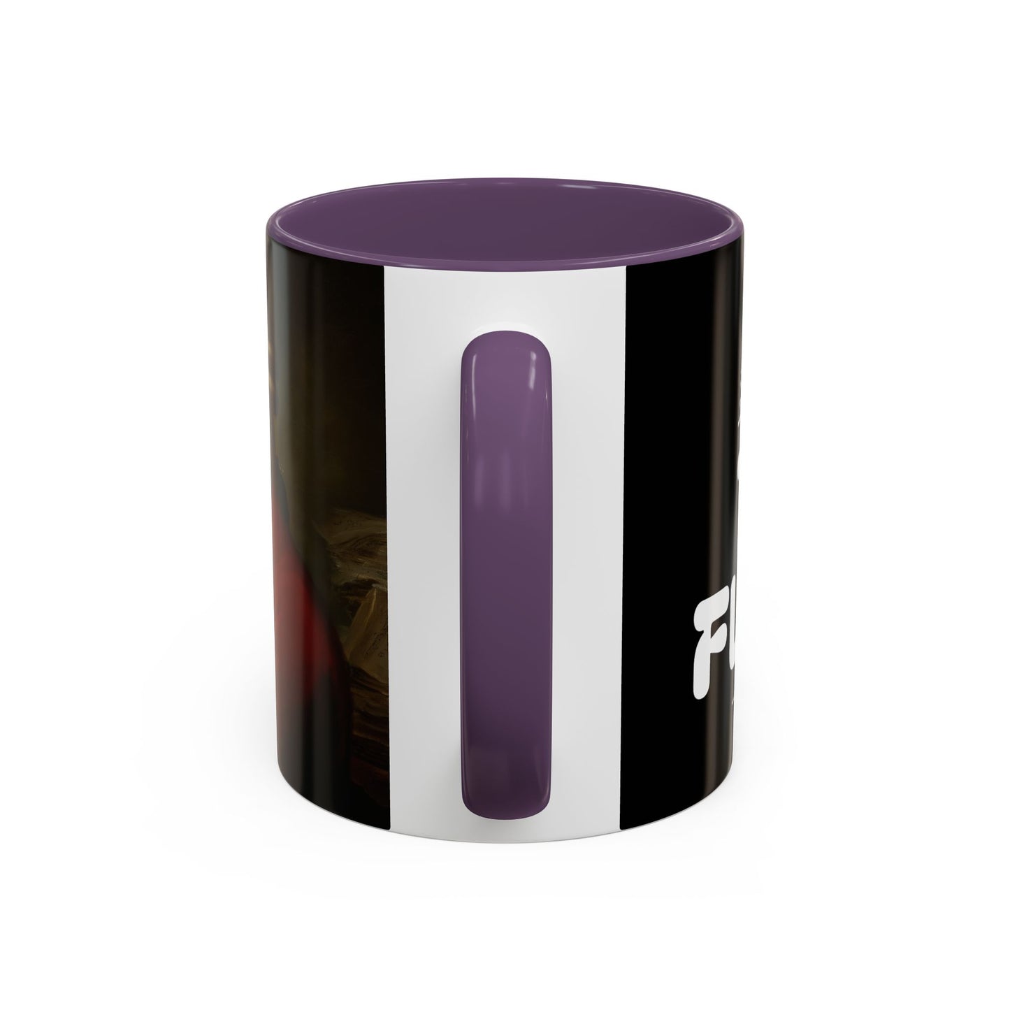 Two Flutes Mug in Black (EU) - Mozart Flute Quote Mug, Mozart Mug, Classical Music Mug, Funny Mozart Quote