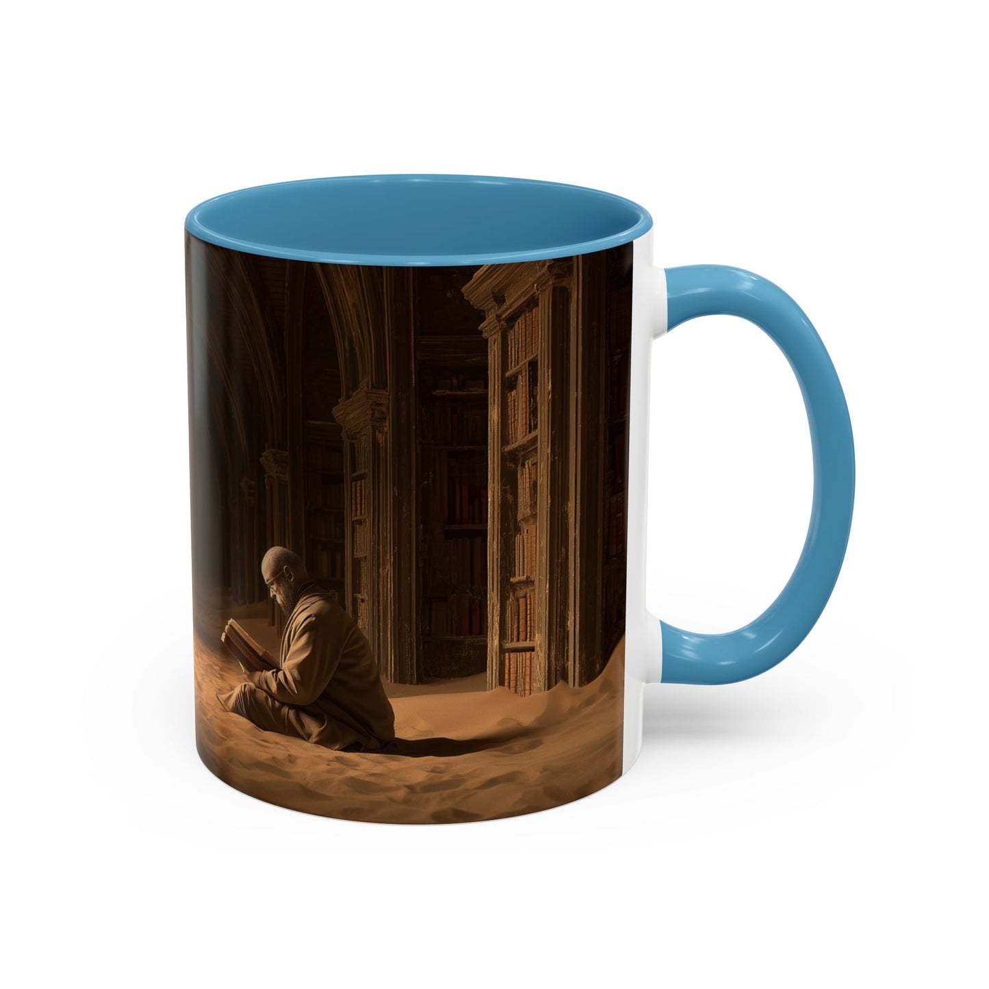 Deep Focus Mug (EU) - Classical Music for Thinking Mug, Peaceful Library Mug, Nature Library Mug, Apocalyptic Library Mug