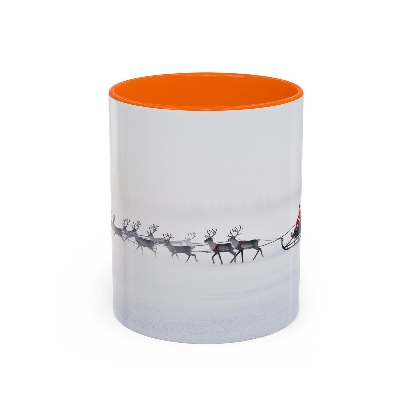 Christmas with Tchaikovsky Mug (USA)- Santa Sleigh Mug, Reindeer Mug, Santa Mug, Tchaikovsky Mug, Winter Mug, North Pole Mug