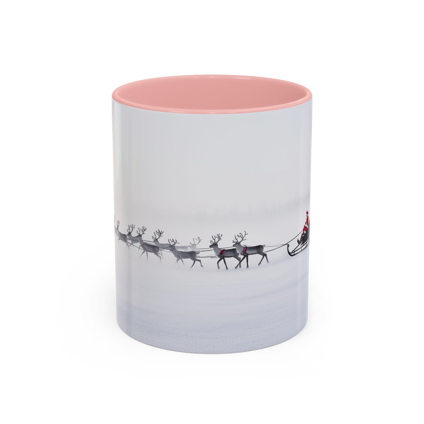 Christmas with Tchaikovsky Mug (EU)- Santa Sleigh Mug, Reindeer Mug, Santa Mug, Tchaikovsky Mug, Winter Mug, North Pole Mug