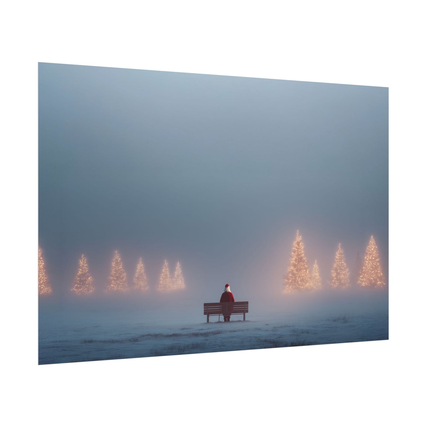 Without Words: A Peaceful Christmas - Winter Poster, Winter Landscape Print, Holiday Print, Christmas Poster, Classical Music Print, Snow Print, Holiday Decor Poster