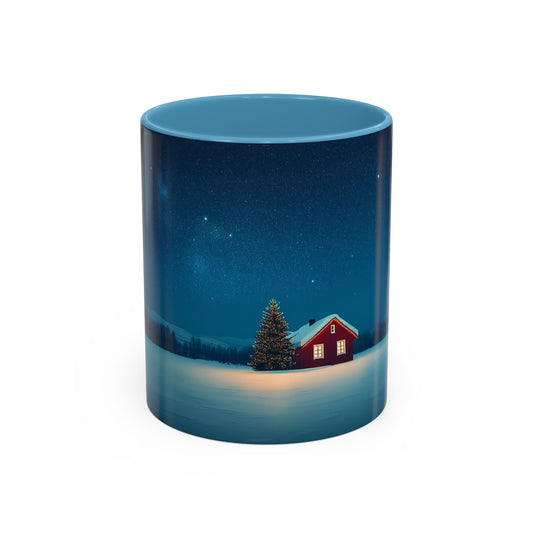 Classical Christmas Mug (EU)- Winter Hut Mug, Christmas Mug, North Pole Mug, Classical Music Mug, Christmas Decor Mug