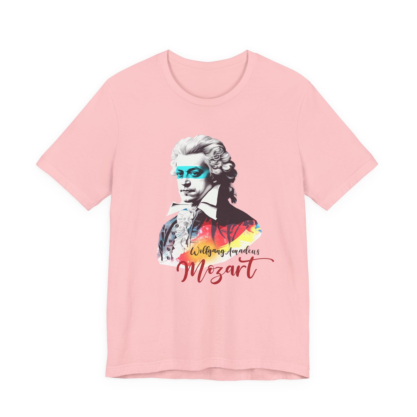 Mozart Mask: Classical Music T-Shirt, Mozart Shirt, Wolfgang Amadeus Mozart Gift, Mozart Tribute Tee