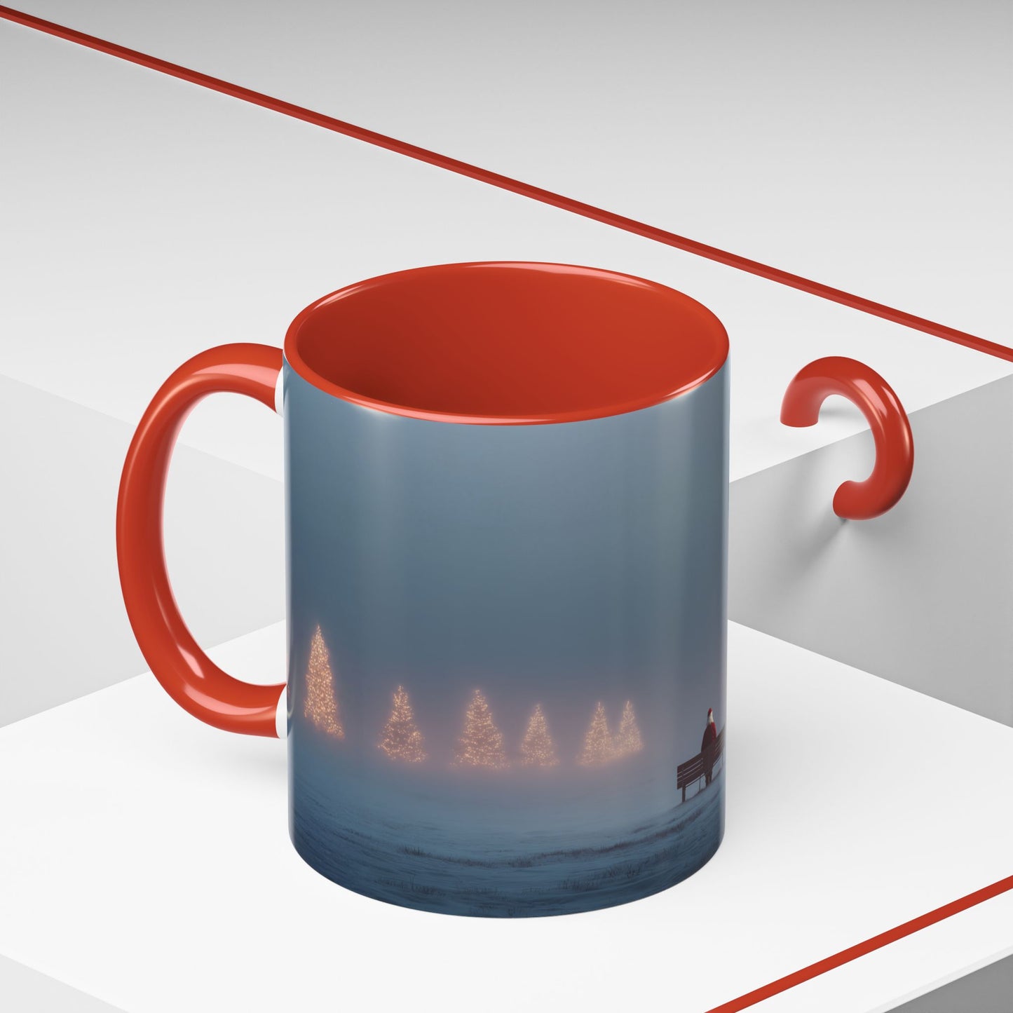 A Peaceful Christmas Mug (EU) - Landscape Mug, Winter Mug, Holiday Mug, Christmas Mug, Classical Music Mug