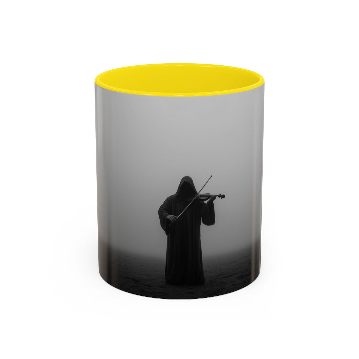 Dark Violin Mug (EU) - Dramatic Art Mug, Violin Mug, Haunting Art Mug, Dark Classical Music Mug