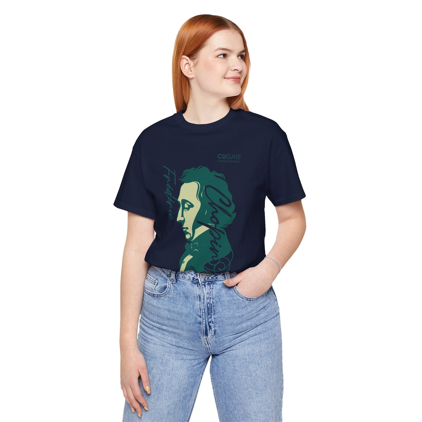 Chopin T-Shirt (Dark): Classical Music T-Shirt, Chopin Shirt, Frédéric Chopin Gift