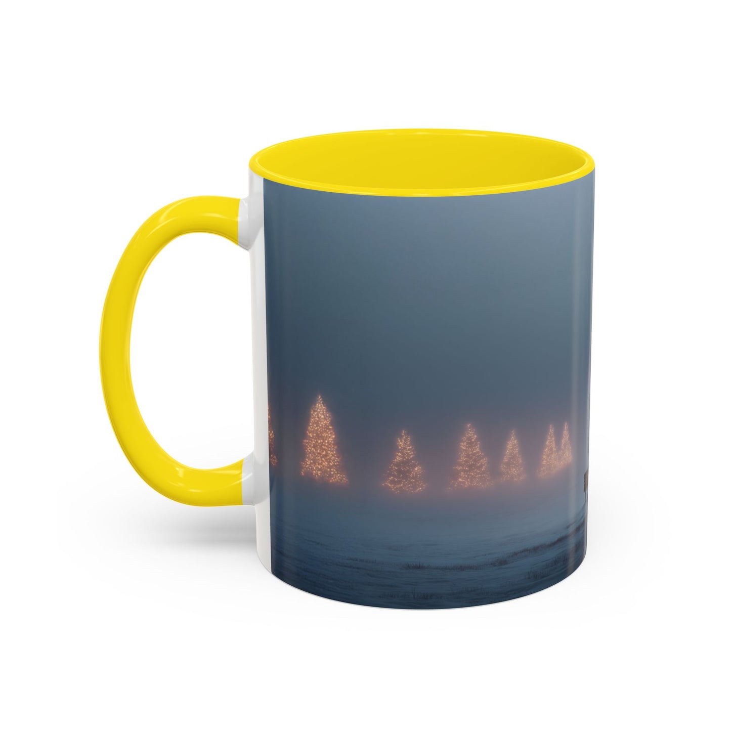 A Peaceful Christmas Mug (USA) - Landscape Mug, Winter Mug, Holiday Mug, Christmas Mug, Classical Music Mug