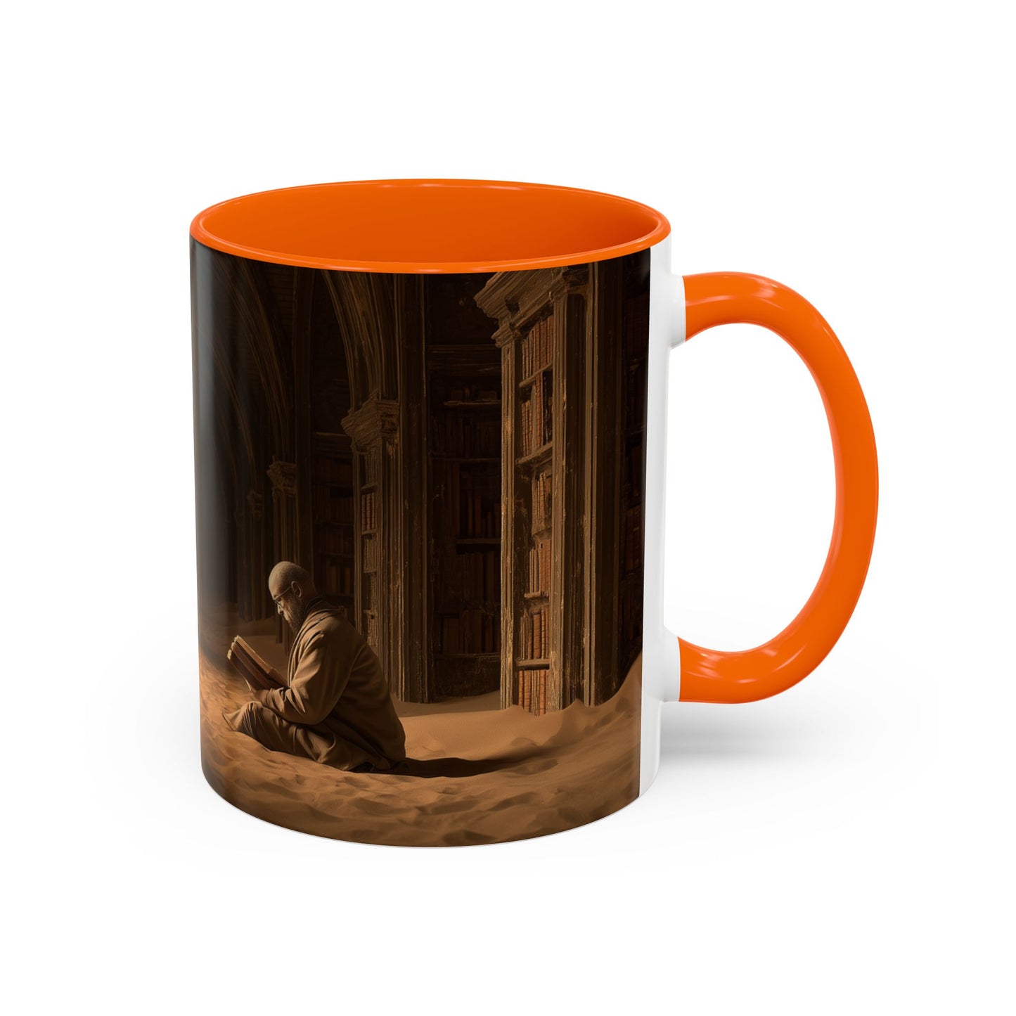 Deep Focus Mug (EU) - Classical Music for Thinking Mug, Peaceful Library Mug, Nature Library Mug, Apocalyptic Library Mug