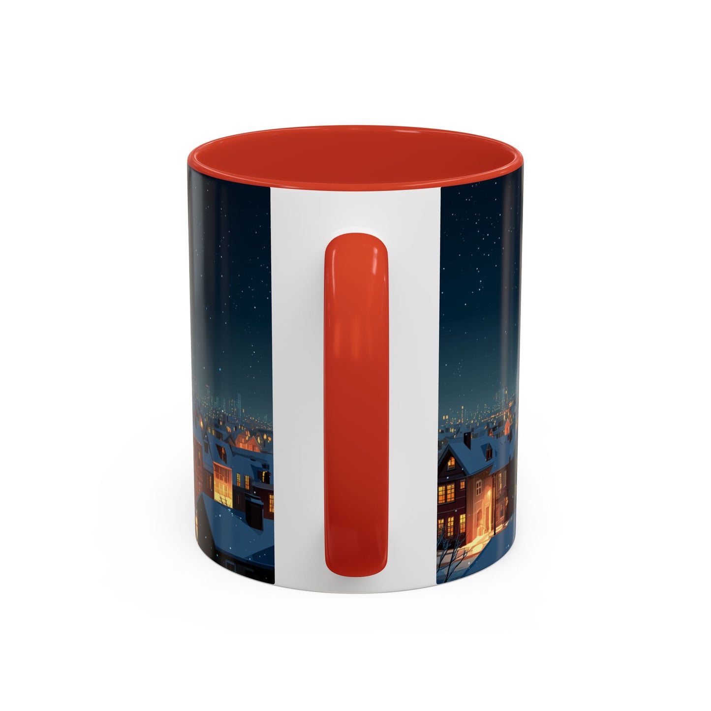 Happy New Year Mug (EU) - Classical Music Celebration Mug, Night Sky Mug, Starry Night Mug, New Year's Resolution Mug