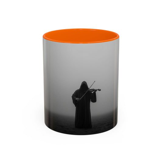Dark Violin Mug (USA) - Dramatic Art Mug, Violin Mug, Haunting Art Mug, Dark Classical Music Mug