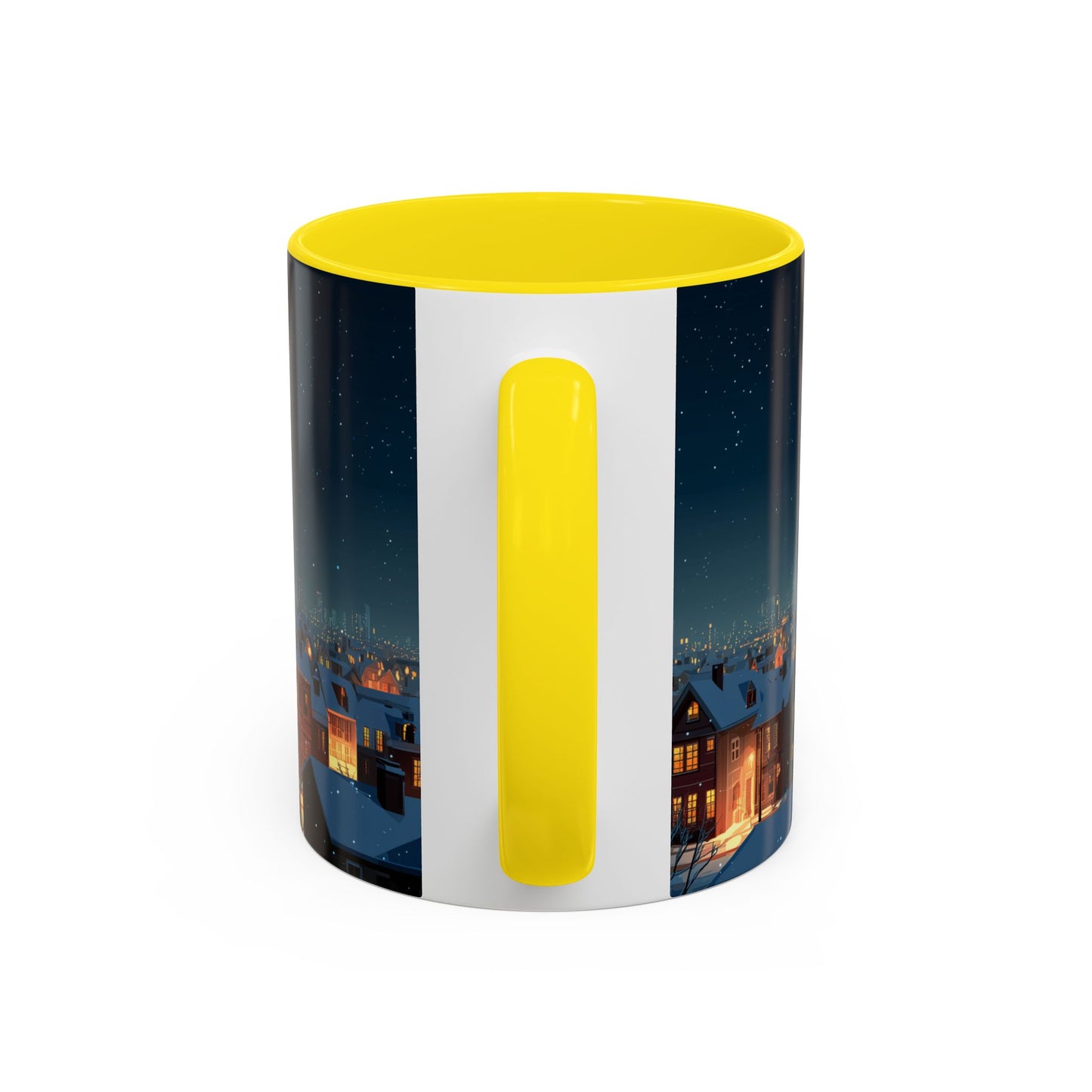 Happy New Year Mug (EU) - Classical Music Celebration Mug, Night Sky Mug, Starry Night Mug, New Year's Resolution Mug