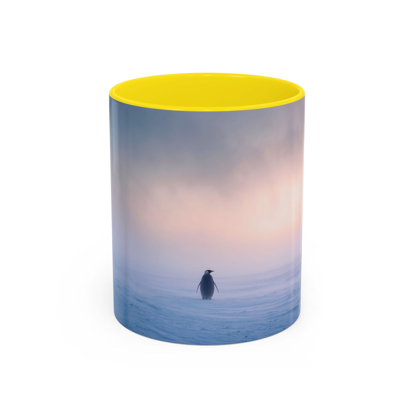 Music for the Lonely Mug (USA) - Calm Classical Music Mug, Pinguin Mug, Winter Mug, Snow Mug, Mozart Inspired Mug, Bach Inspired Mug