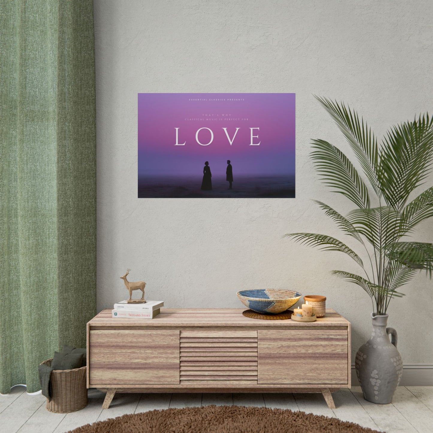 Perfect for Love - Classical Music Print, Romantic Poster, Classical Lovers Print, Emotional Poster, Pride and Prejudice Inspired Print