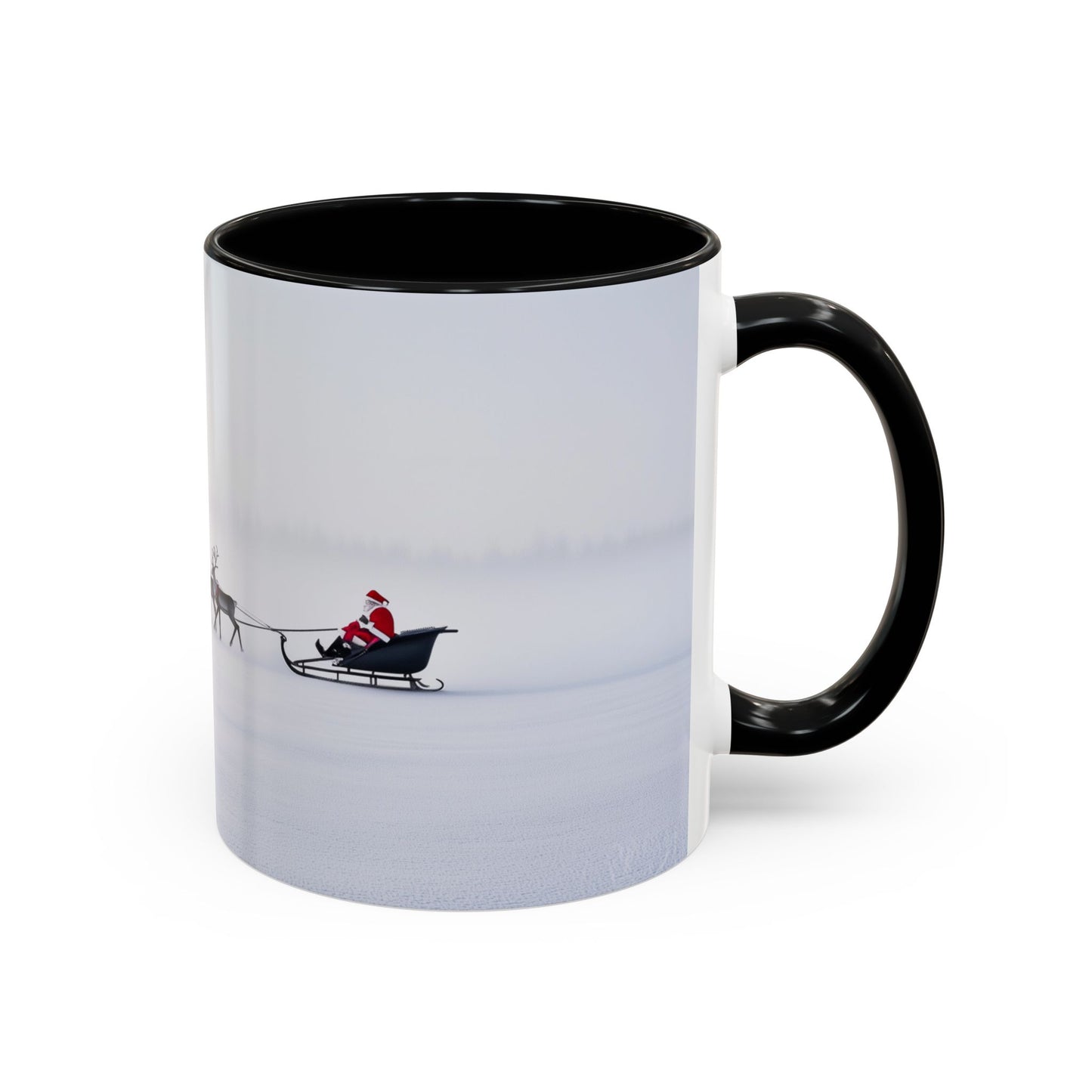 Christmas with Tchaikovsky Mug (EU)- Santa Sleigh Mug, Reindeer Mug, Santa Mug, Tchaikovsky Mug, Winter Mug, North Pole Mug