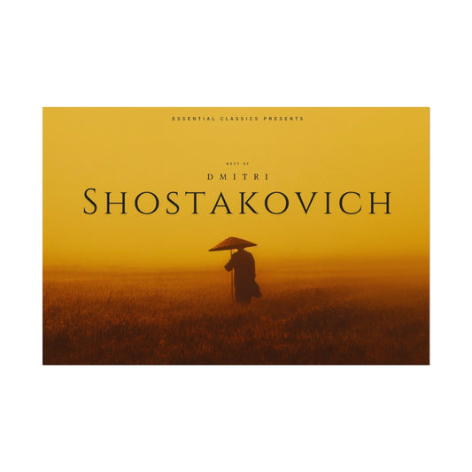 The Best of Dmitri Shostakovich - Classical Music Art Poster
