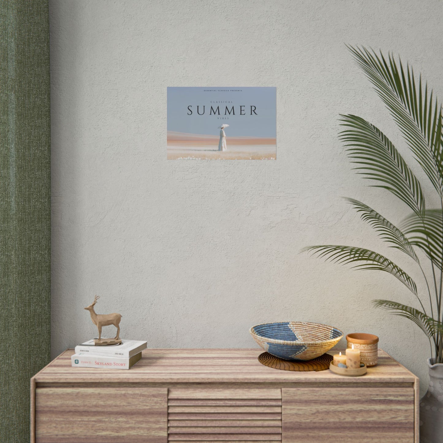 Classical Summer Vibes - Daydream Print, Summer Poster, Summer Lover Print, Mozart Inspired Poster, Vivaldi Inspired Print, Ravel Inspired Poster