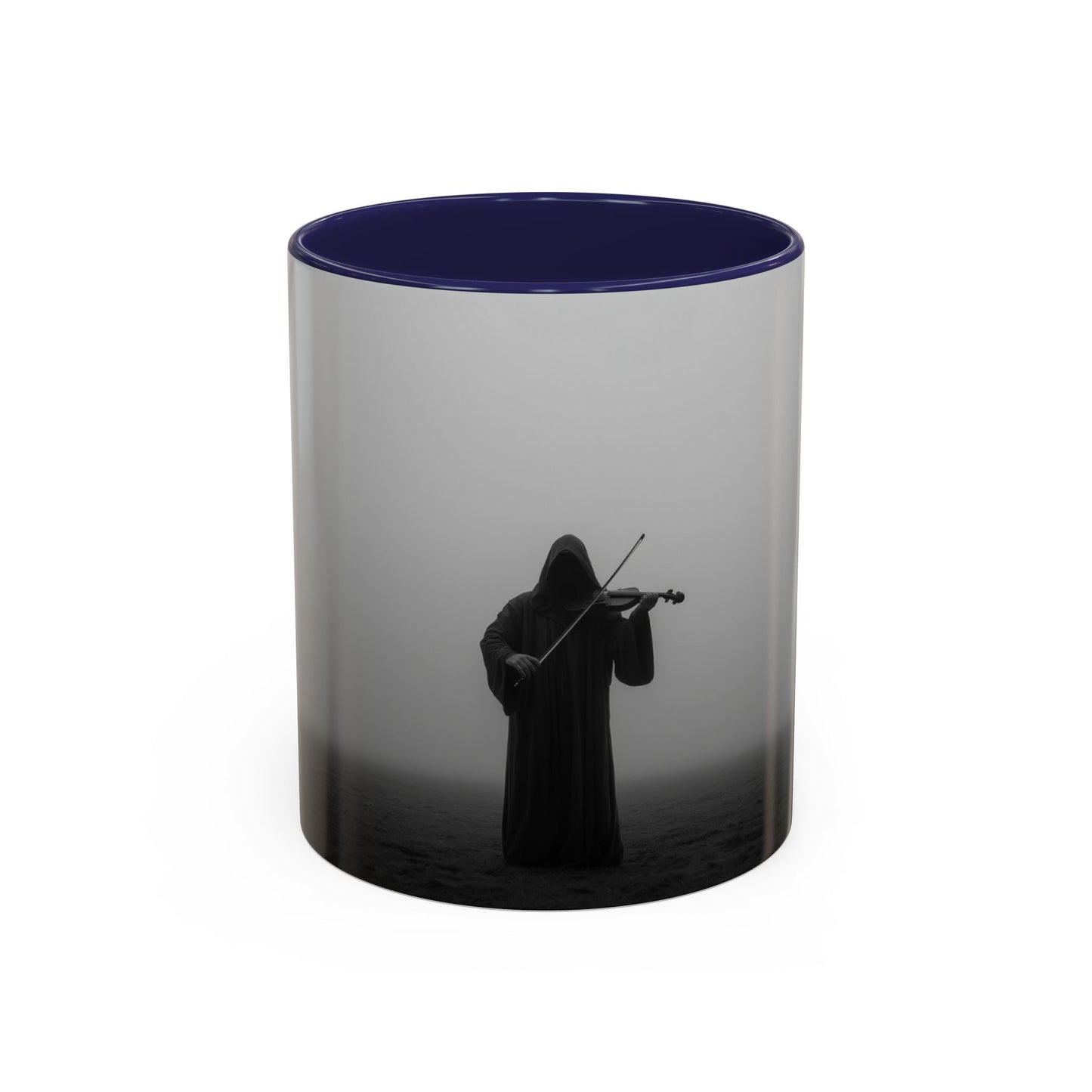 Dark Violin Mug (EU) - Dramatic Art Mug, Violin Mug, Haunting Art Mug, Dark Classical Music Mug