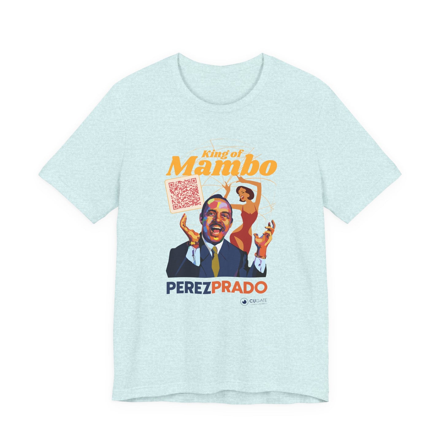 Mambo T-Shirt - Prado Vive T-Shirt, Latin Music T-Shirt (QR-Playlist Included), Latin Music Shirt, Perez Prado Tee