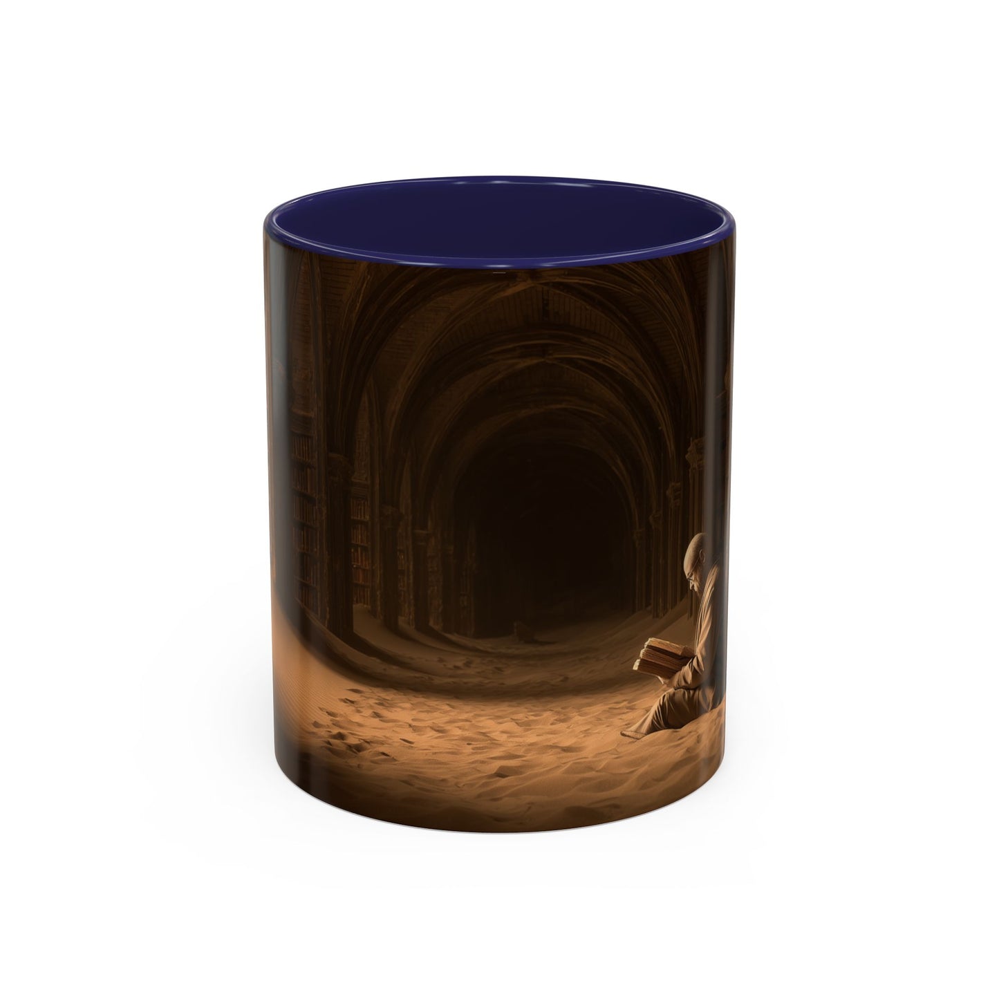 Deep Focus Mug (EU) - Classical Music for Thinking Mug, Peaceful Library Mug, Nature Library Mug, Apocalyptic Library Mug