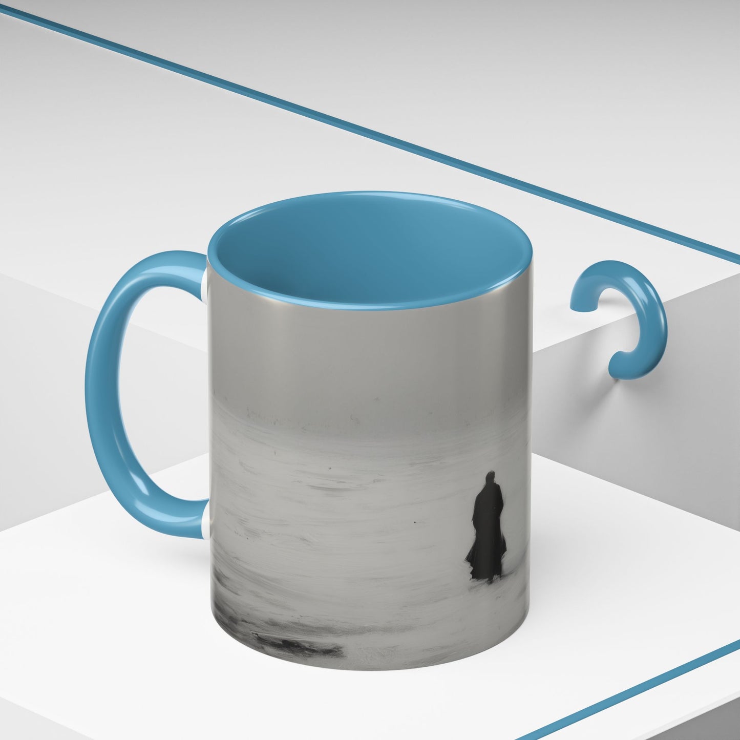 A Melancholy Winter Mug (EU) - Landscape Mug, Winter Mug, Holiday Mug, Christmas Mug, Classical Music Mug