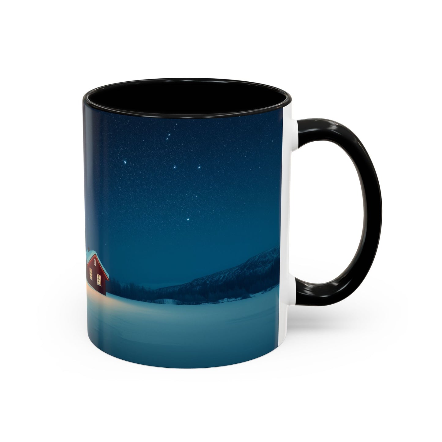 Classical Christmas Mug (USA)- Winter Hut Mug, Christmas Mug, North Pole Mug, Classical Music Mug, Christmas Decor Mug