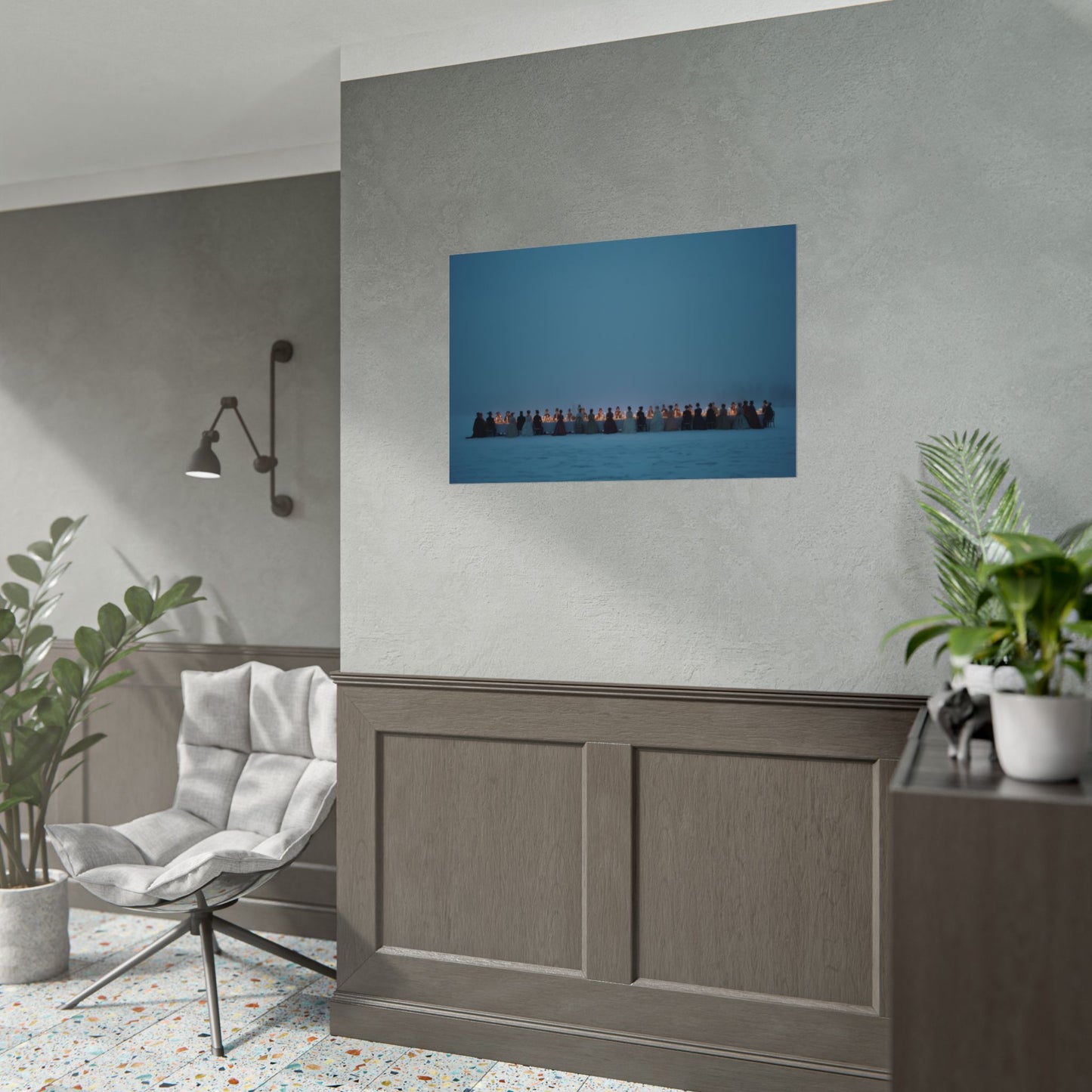 Without Words: Christmas Dinner - Holiday Print, Elegant Classical Music Poster, Community Print, Celebration Poster, Holiday Traditions Print