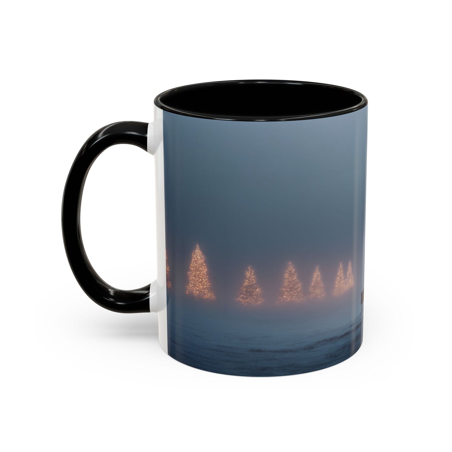 A Peaceful Christmas Mug (USA) - Landscape Mug, Winter Mug, Holiday Mug, Christmas Mug, Classical Music Mug