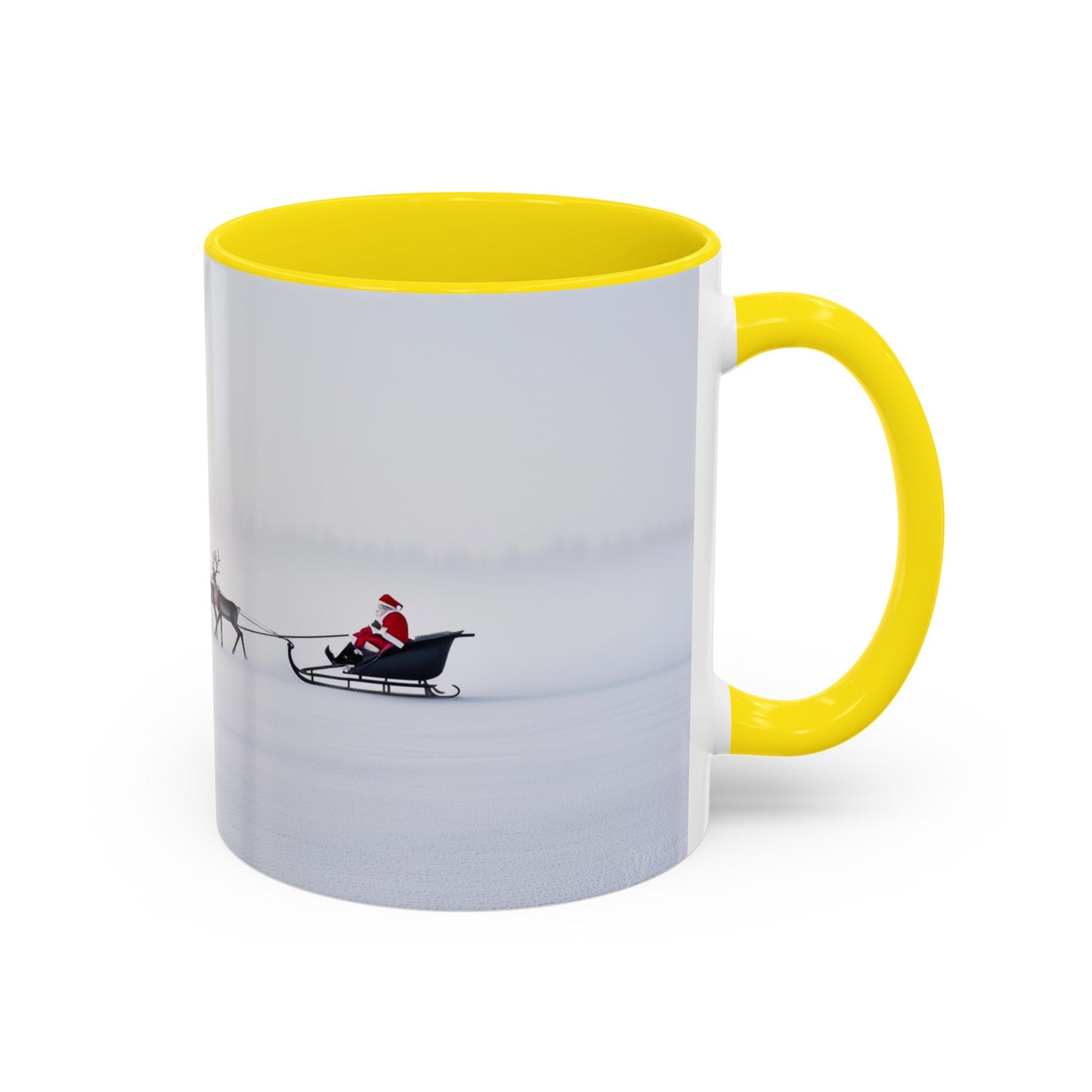 Christmas with Tchaikovsky Mug (USA)- Santa Sleigh Mug, Reindeer Mug, Santa Mug, Tchaikovsky Mug, Winter Mug, North Pole Mug