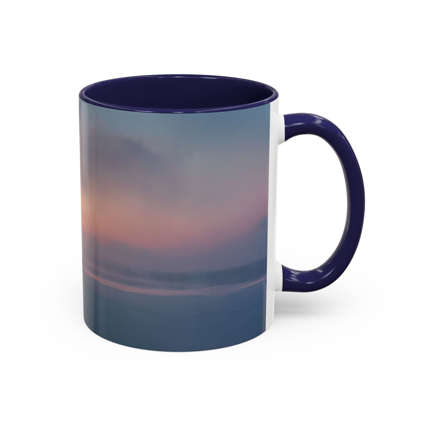 Classical December Mug (EU) - Winter Mug, Winter Sunrise Mug, Peaceful Landscape Mug, Holiday Decor Mug