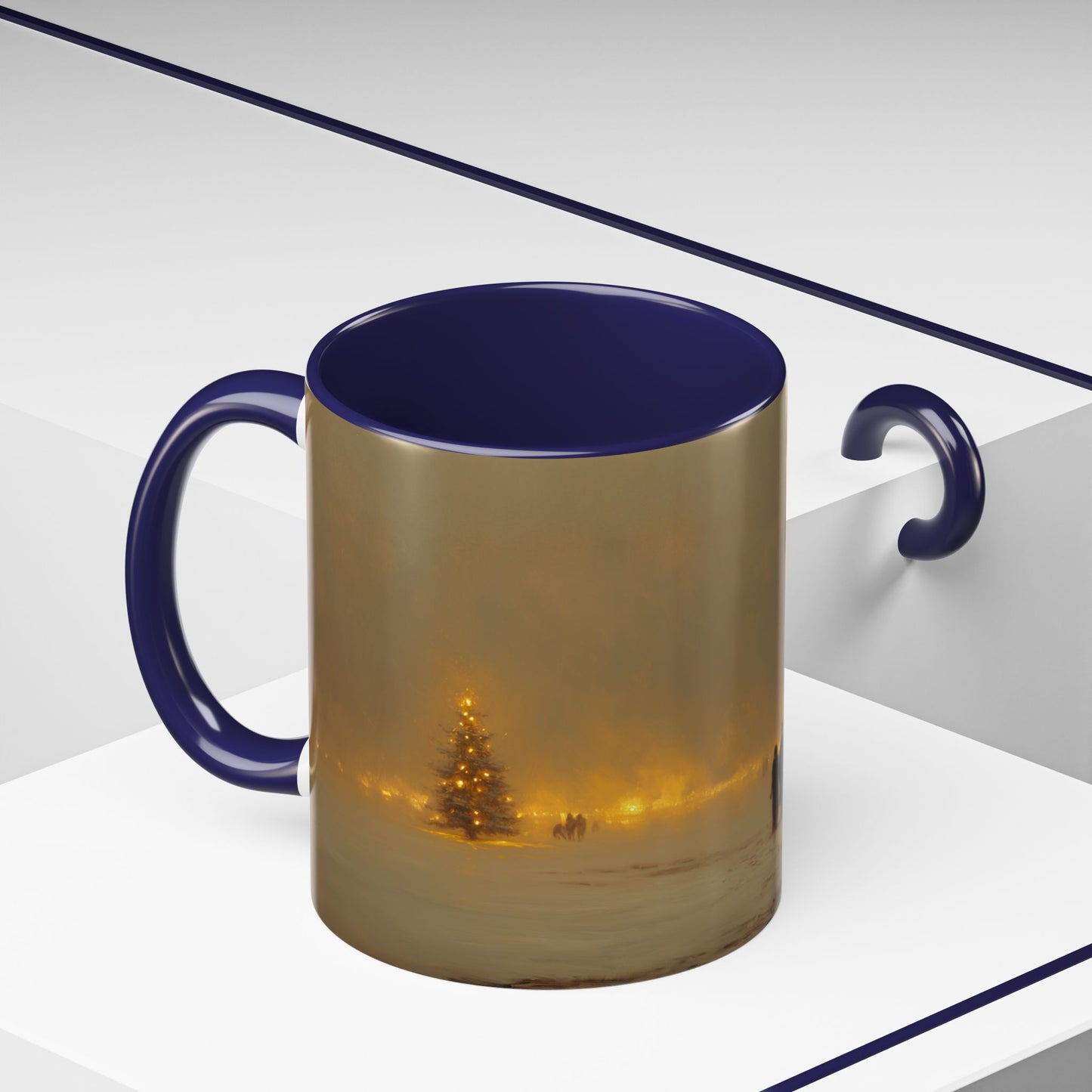Romantic Christmas Mug (EU) - Classical Music Inspired Mug, Winter Wonderland Mug, Christmas Mug, Winter Mug, Christmas Lights Mug