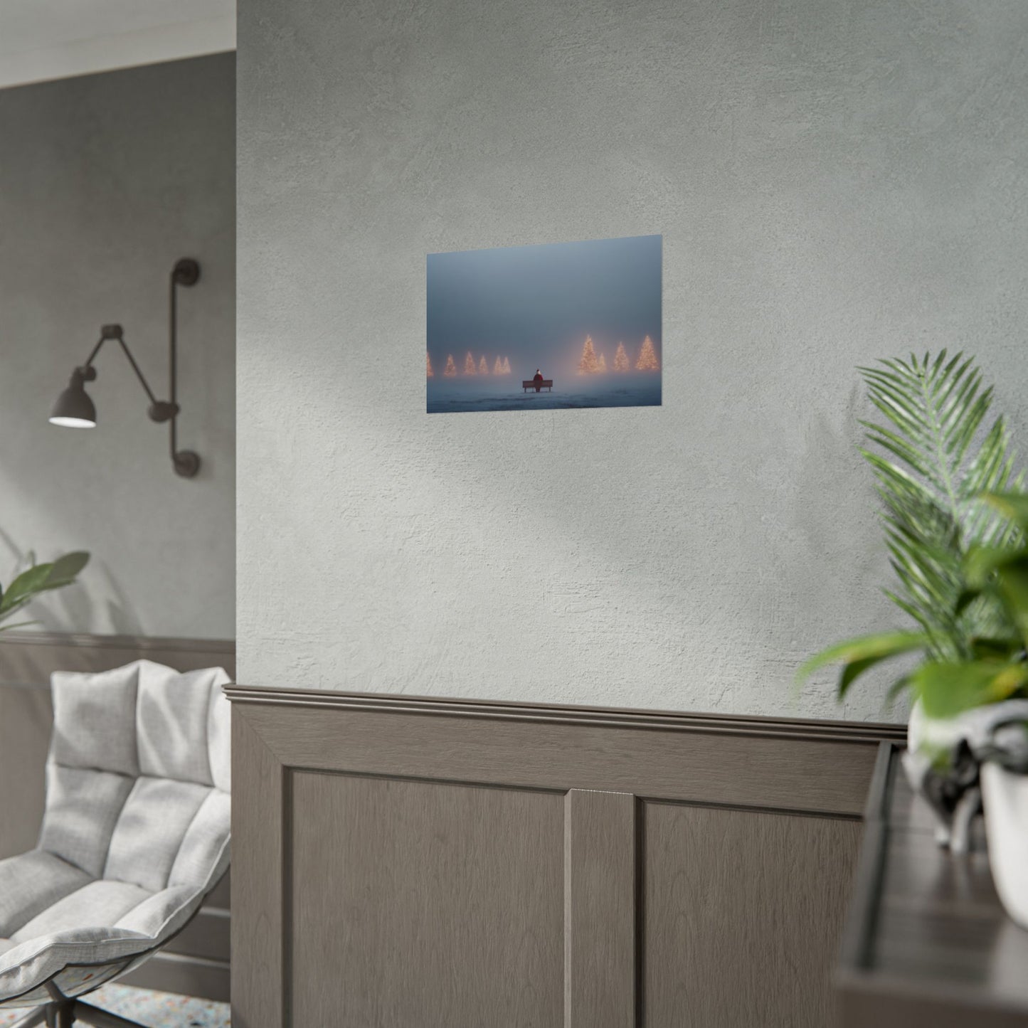 Without Words: A Peaceful Christmas - Winter Poster, Winter Landscape Print, Holiday Print, Christmas Poster, Classical Music Print, Snow Print, Holiday Decor Poster