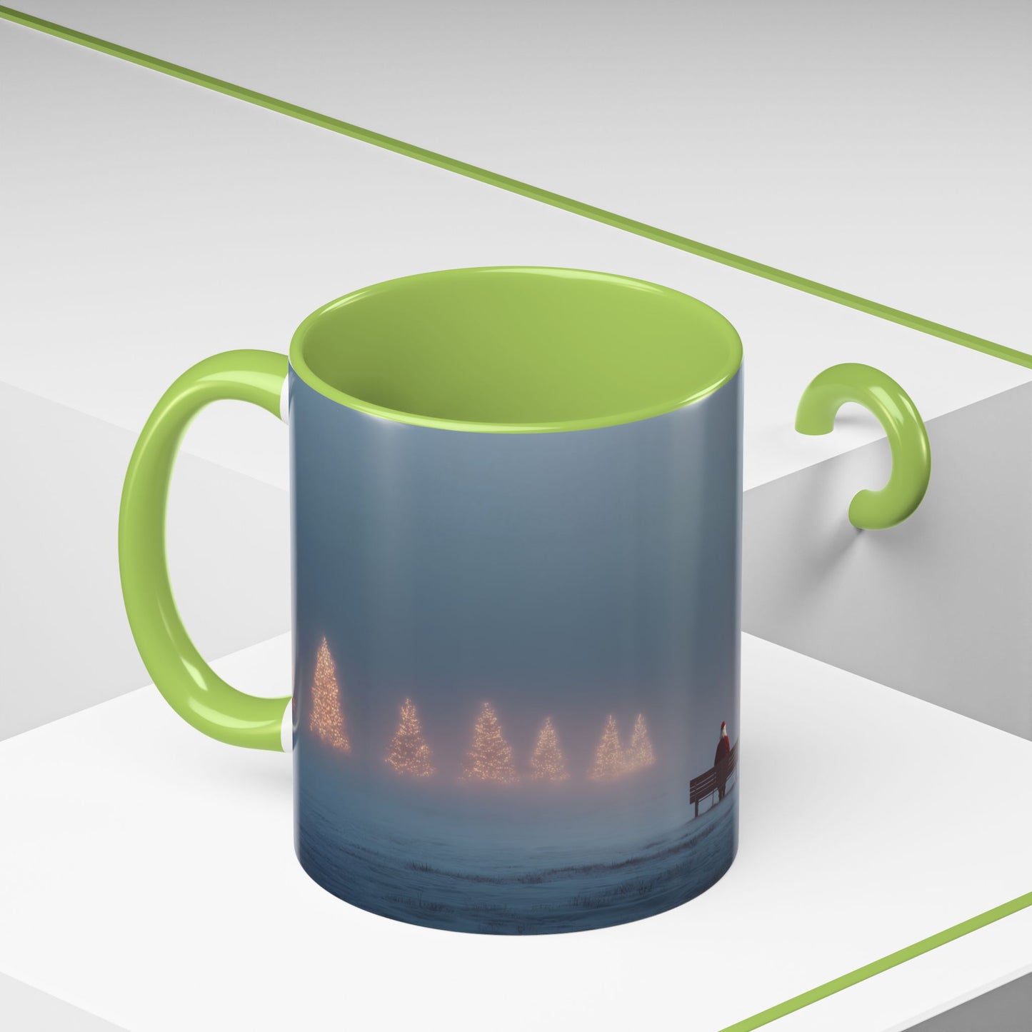 A Peaceful Christmas Mug (EU) - Landscape Mug, Winter Mug, Holiday Mug, Christmas Mug, Classical Music Mug