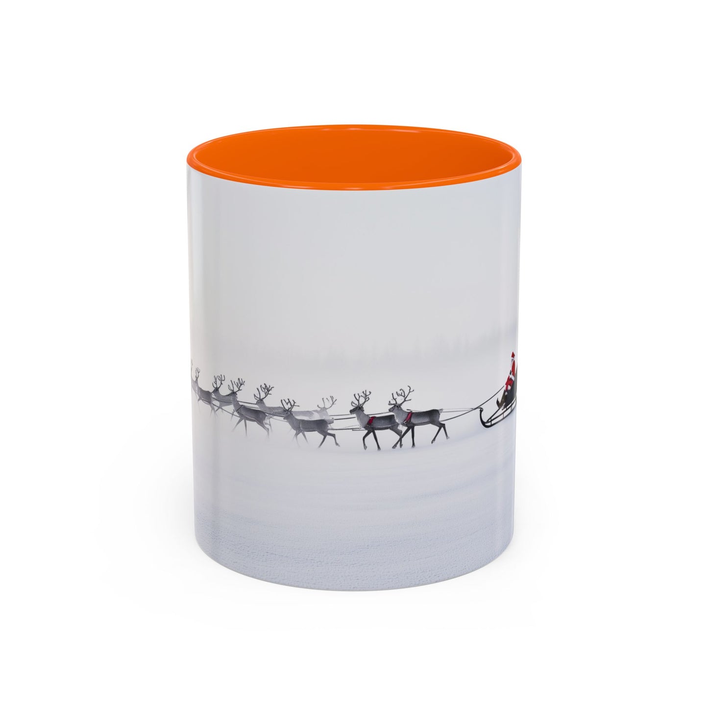 Christmas with Tchaikovsky Mug (EU)- Santa Sleigh Mug, Reindeer Mug, Santa Mug, Tchaikovsky Mug, Winter Mug, North Pole Mug