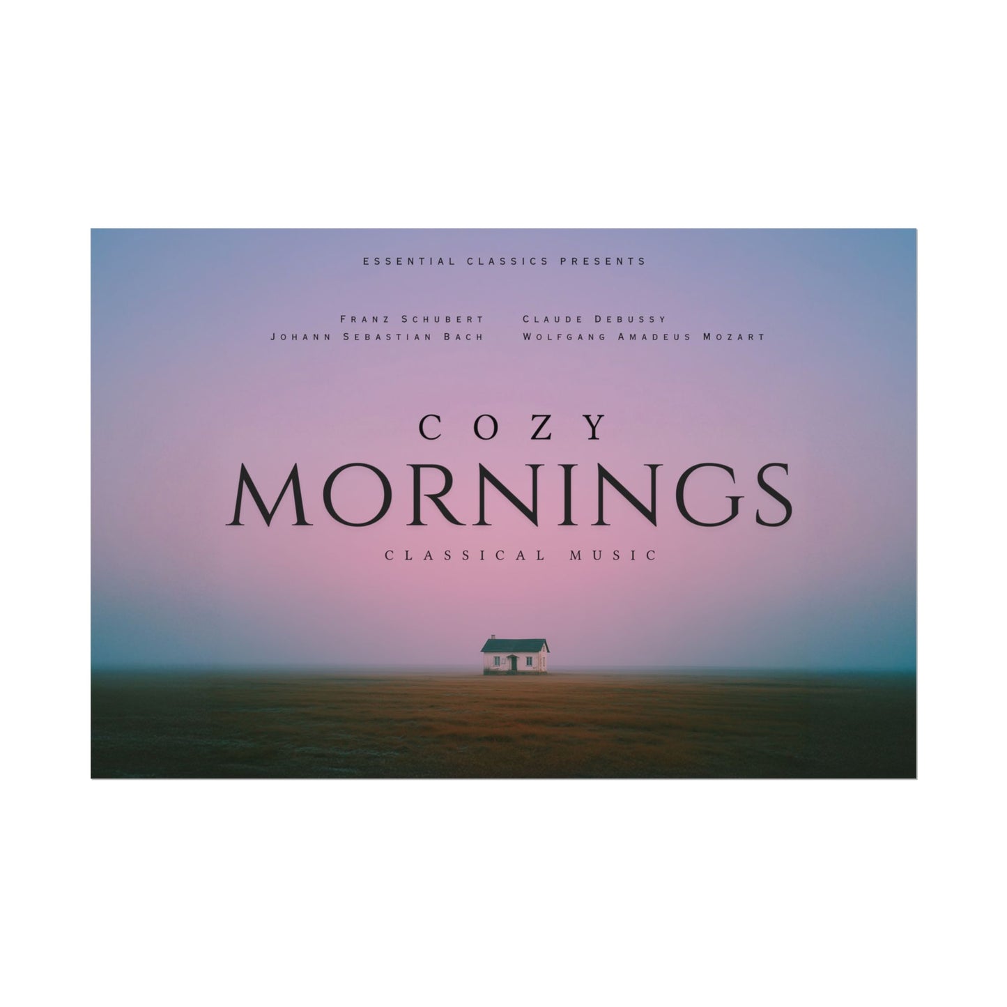 Cozy Morning - Classical Music Print, Slow Morning Poster, Calmness Print, Quiet Morning Poster, Beethoven Inspired Print