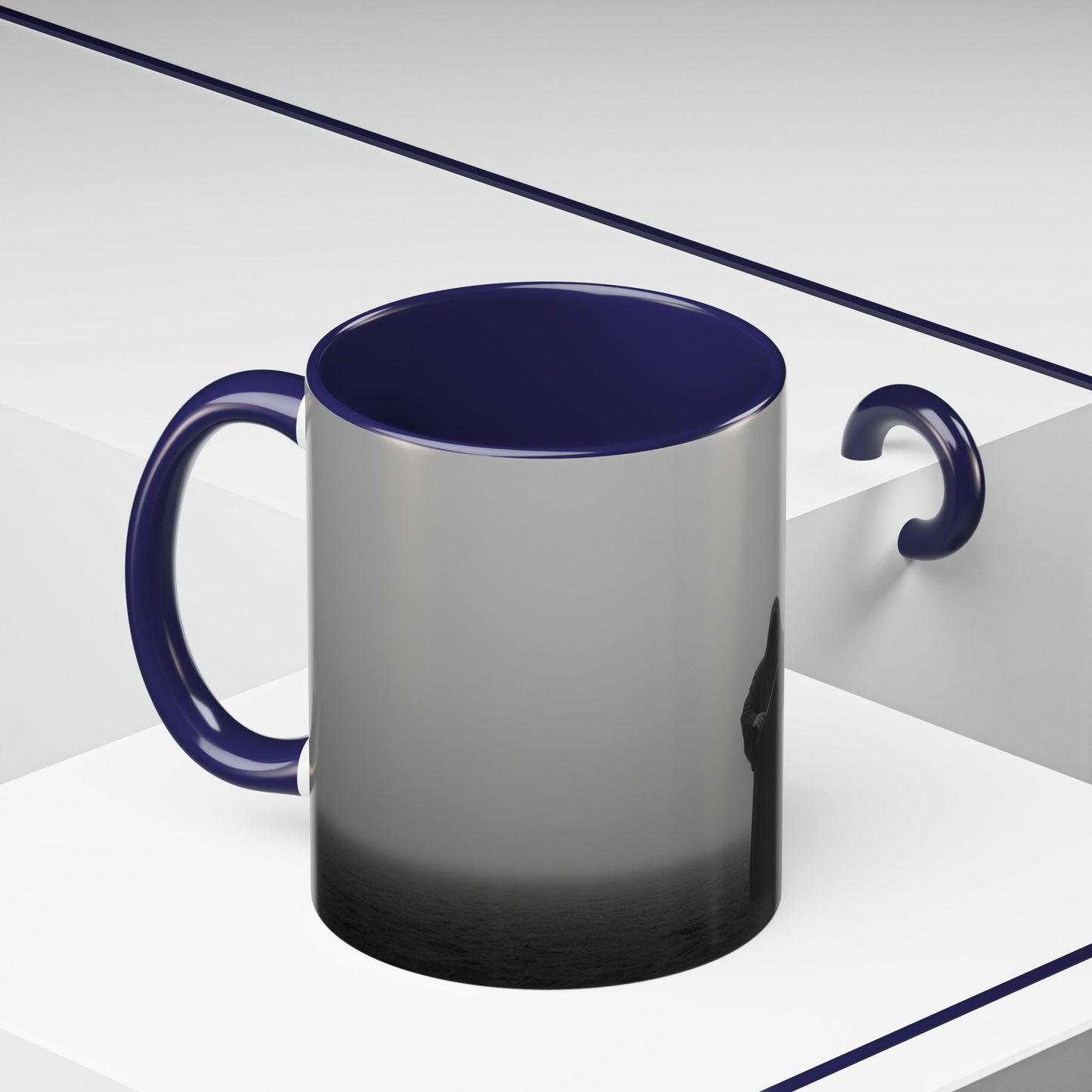 Dark Violin Mug (EU) - Dramatic Art Mug, Violin Mug, Haunting Art Mug, Dark Classical Music Mug